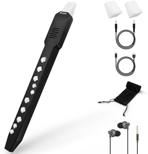 Vangoa EWI-100 Tragbares Mini-Digital-Elektronisches Blasinstrument, Synthesizer, wiederaufladbar mit abnehmbarem Mundstück, für Kinder, Erwachsene, Anfänger