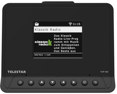 TELESTAR TOP 400 – HiFi-Adapter (Adapter zum Nachrüsten von Internetradio, DAB+, Streamingdiensten, Bluetooth Audio-Streaming, USB-Aufnahme) – Schwarz