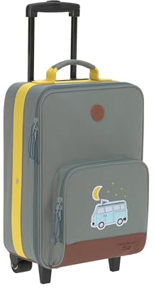 LÄSSIG Kinderkoffer Trolley Reisekoffer mit Teleskopstange und Rollen für Kinder Handgepäck/Trolley Adventure Bus