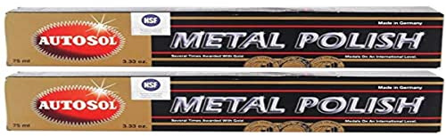Autosol Metallpolitur Chromglanz Chrompolitur 75 ml, 2 Stück