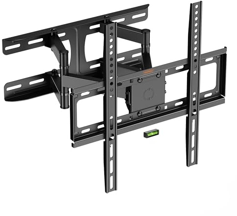 VonHaus TV Wandhalterung Schwenkbare Neigbare TV Halterung Vollbewegung für 23-70 Zoll Flach & Curved LCD LED OLED Fernseher oder Monitor bis zu 45kg, Max VESA 400x400mm
