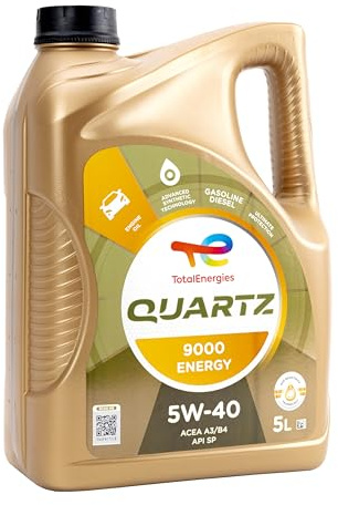 Total Motoren?l 5W-40 Quartz 9000 Energy, 5 Liter, 5W-40 5L, goldfarben, bunt