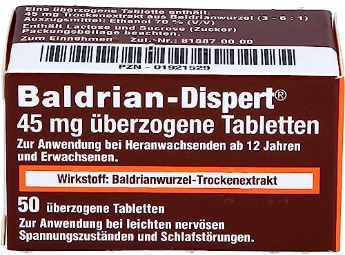 BALDRIAN DISPERT 45 mg überzogene Tabletten 50 St