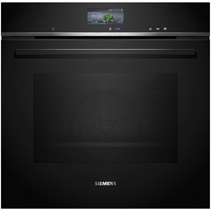 Siemens iQ700 Einbau-Backofen mit Dampfunterstützung 60 x 60 cm HR776G1B1 | Made in Germany, Home Connect, Kochassistent, Online-Support, Kindersicherung, 71 l Nutzinhalt, TFT Touchdisplay