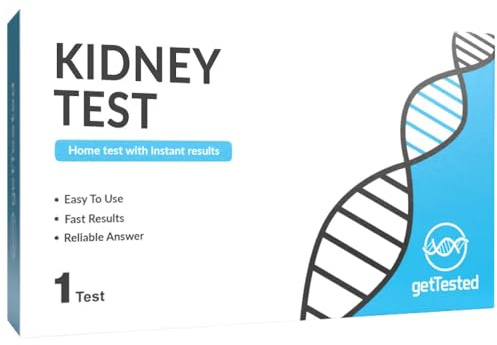 GetTested Nierentest-Set – Urintest für zu Hause zur Messung von Protein, Kreatinin und Urindichte mit schnellen Ergebnissen, genau, komfortabel und einfach in der Anwendung.