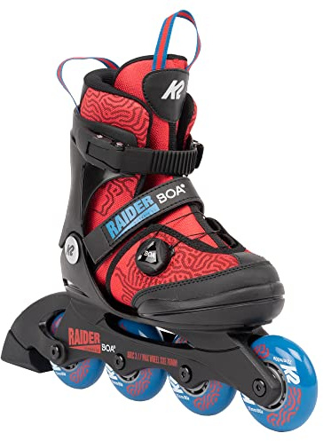 K2 Skates Jungen Inline Skates Raider BOA, red - Blue, 30G0185.1.1.L