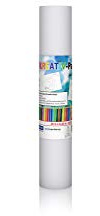 Zeichenpapier-Rolle 100 g/qm qm, 44 cm x 20 m, für Temperafarben, Ölpastelle, zur Anwendung in einer Staffelei