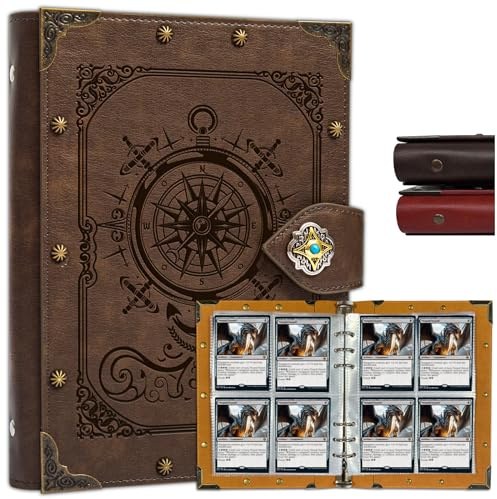 Sammelkartenbinder, 4-Pocket-Binder für Sammelkarten, hält 240 Karten