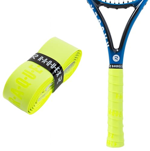 Raquex Enhance Schlägergriff (14 Farben) - für Tennis, Padel, Badminton, Pickleball und Squashschläger. 14 Farben. Hochwertiges, Selbsthaftendes Griffbandër für Tennisschläger