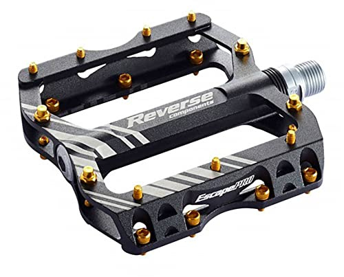 Reverse Escape Pro Flat Fahrrad Pedal schwarz/Gold