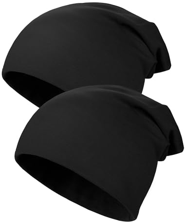 Kiiwah 2 Stück Kinder Slouch Beanie Mütze, Weiche Wintermützen für Jungen Mädchen, Warme Kindermützen Doppellagige Baby Strickmütze für Kinder Frühling, Herbst, Winter