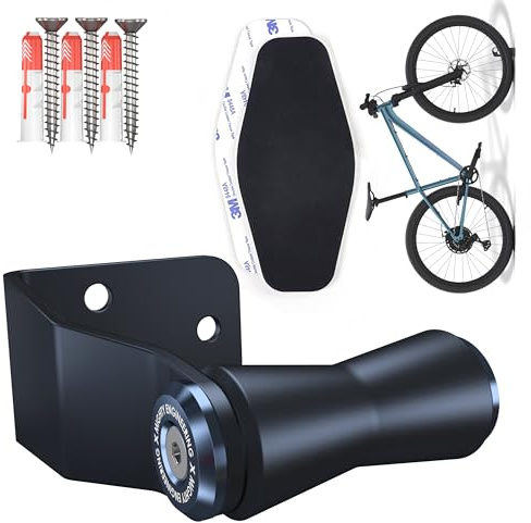 MIGHTY ENGINEERING Fahrrad Wandhalterung ONE4ALL – Vertikale Halterung für E-Bike, Rennrad & MTB | Felgenschonend & Stabil bis 35kg | Entwickelt in Berlin für Garage, Keller & Wohnung