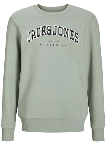 JACK&JONES JUNIOR JJECALEB Varsity Sweat Crew Neck MNI