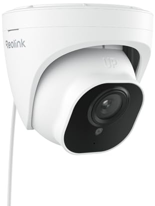 Reolink 5MP PoE IP Kamera Outdoor mit Personen-/Autoerkennung, Überwachungskamera Aussen mit Zeitraffer, IR Nachtsicht, Wasserfest, microSD Kartensteckplatz, RLC-520A