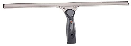 Axis Line Fensterabzieher Profi 35 cm - Edelstahl Fensterwischer, Ergonomischer Griff, Streifenfrei, Kompatibel mit Teleskopstange, Harte Gummilippe