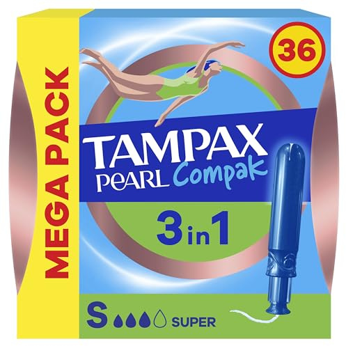 Tampax Compak Pearl Super Tampons, 36 Stück