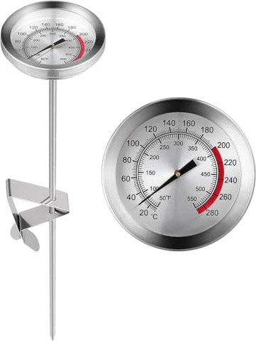 Fleischthermometer Thermometer Kochen Analog Thermometer: Küchenthermometer Mit Sofort Ablesbarem Grillthermometer Kochthermometer Für Putengrill Grill Backen 23cm