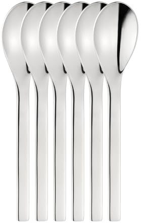 PURESIGNS Eierlöffel 13 cm 6er-Set Edelstahl 18/10 poliert ONE | rostfrei & spülmaschinenfest