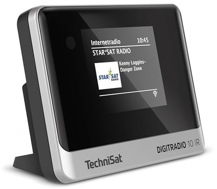 TechniSat DIGITRADIO 10 IR - Adapter für Internetradio & DAB+/UKW mit WLAN, Bluetooth-Audiostreaming, Farbdisplay & Fernbedienung, Weckerfunktion, ideal zur HiFi-System-Aufrüstung
