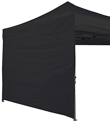 ABCCANOPY Pavillon Seitenwände für 3x3m/3x6m Gartenpavillon Seitenteile,Partyzelt,Faltpavillon,Wasserdicht,ohne Fenster,Schwarz