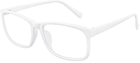 GQUEEN Brille Ohne Stärke Fake Brille Nerdbrille Damen Herren UV400,PO2 | Leicht, Verdrehfreies Design