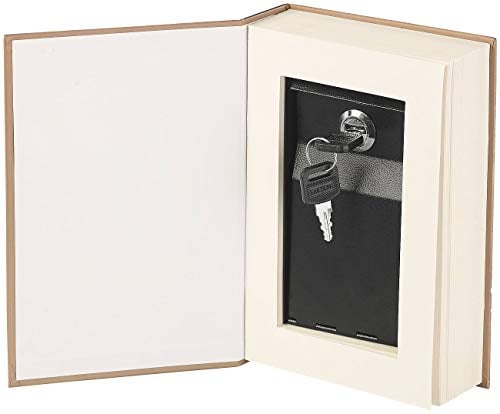 Xcase Buchtresor: Stahl-Tresor in Buchform, getarnt als Reiseführer, echte Buchseiten (Büchersafe, Buchtresor mit echten Seiten, Buch)