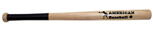 MFH Softballschläger American Baseball aus Holz (Natur/26 Zoll)