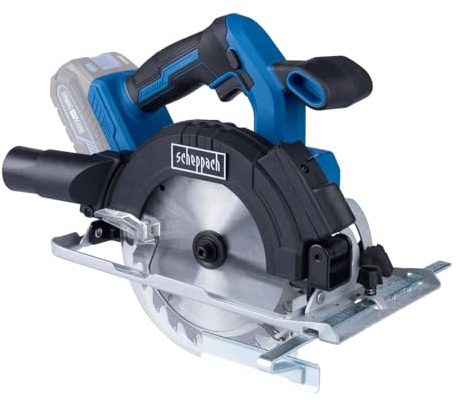 Scheppach Akku Handkreissäge C-HCS165-X | SägeblattØ 165mm | Schnitthöhe 90°/45° - 53/39mm | Schwenkbereich 45° | LED-Arbeitslicht & Laser | 20V-IXES-Serie | 10 Jahre Garantie | Ohne Akku & Ladegerät