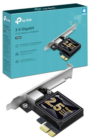 TP-Link TX201 2.5G PCIe Netzwerkkarte, kein WLAN, kompatibel mit Win11/10/8.1/8/7, Win Server 2022/2019/2016/2012R2/2012/2008 R2, Linux