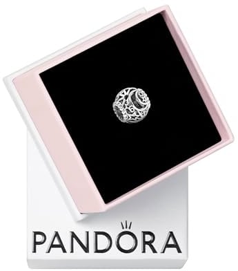 PANDORA Offen gearbeitetes Sonne, Mond & Sterne Charm, Sterling-Silber799183C00