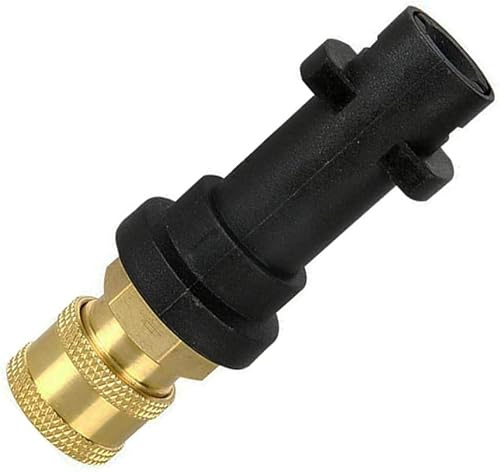 Hochdruckreiniger Pistolen Adapter mit 1/4'' Schnellanschluss Buchse Kompatibel mit Karcher/ Kärcher K Serie K2, K3, K4, K5, K6, K7 Hochdruckreiniger Schaumkanone