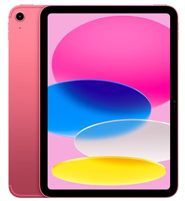 Apple iPad mit A16 Chip: 11 Liquid Retina Display, 256 GB, WLAN 6 und 5G Mobilfunk, 12 MP Front-/12 MP Rückkamera, Touch ID, Batterie für den ganzen Tag – Rosé