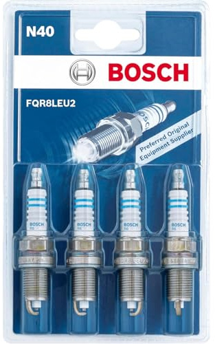 Bosch 0242230806 (N40), Zündkerzen 4er-Set - für ein zuverlässiges Kaltstartverhalten und lange Lebensdauer - mit robustem Design
