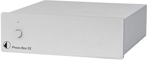 Pro-Ject Phono Box S2, „Best Buy“ MM/MC Phono Vorverstärker (Silber)
