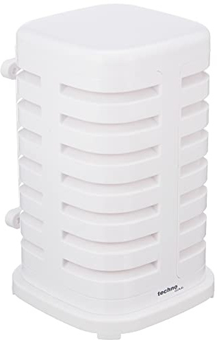 Technoline TXCOVER, Schutzhülle für Außensensoren, Außensender, Thermo-Hygrosensoren, Wetterstation mit Außensender, Weiß