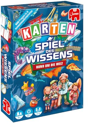 Jumbo 1110100247 Spiel des Wissens Rund um die Welt Kartenspiel