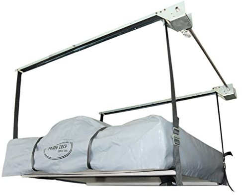 Prime Tech Dachzeltlift 2.0, bis 150 kg, 240 cm Hubhöhe | Auch als Dachboxlift, Deckenlift oder Garagenlift nutzbar, für sicheres Anheben in der Garage.