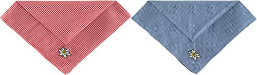 Orlob Trachtentuch rot-weiß o. blau-weiß kariert