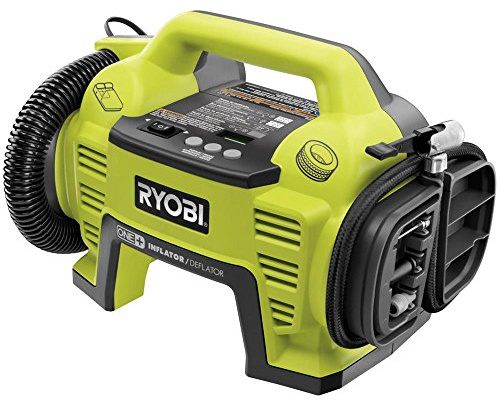 RYOBI 18V ONE+ Akku-Kompressor R18I-0, max. Druck 10,3 bar, Auto Shutoff Funktion, Digitale LCD-Druckanzeige, ohne Akku und Ladegerät