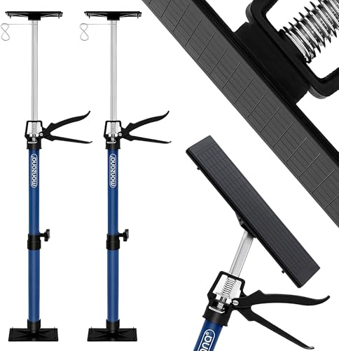 MONZANA® Deckenstütze 2er Set stufenlos höhenverstellbar Montagestütze 115-290cm bis 30kg Deckenspanner Zargenspanner