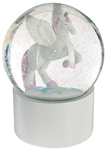 Atmosphera Schneekugel Einhorn, Höhe 16 cm