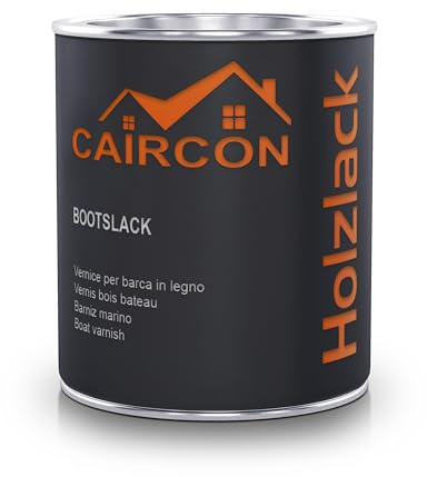 Bootslack für Holz Metall Gartenmöbel Holzlack Yachtlack Matt Farblos - 750ml