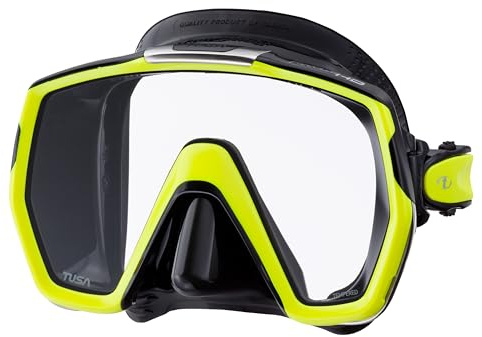 Tusa M1001 Freedom HD Tauchermaske., schwarz / gelb