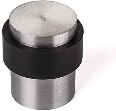 2 x SOTECH Bodentürstopper THOR Höhe 40 mm echt Edelstahl massiv | Türstopper für Bodenmontage