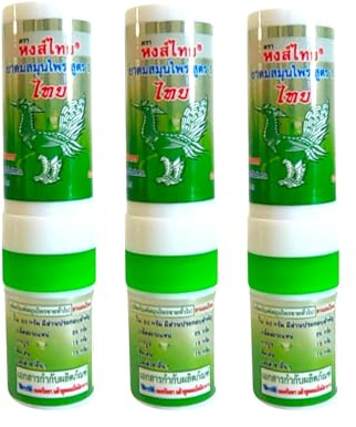 Hong Thai Riechstift – Traditioneller Thai Aroma-Stick – Grün (3) | 100 % natürlich