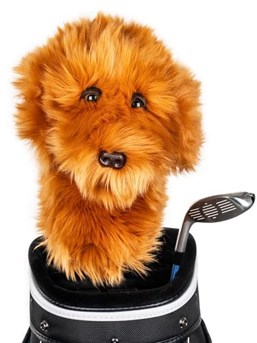 Daphne's Doodle Hunde-Kopfbedeckung für Fahrer/Fairway-Holz, Braun