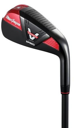 MACGREGOR Herren V-max Speed Golfschläger, leicht, regulär, flexibel, Driving Iron Driver, rot, Einheitsgröße