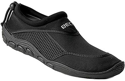 BECO Strandschuhe Badeschuhe Aquaschuhe Surfschuhe Stand Up Paddling Wattschuhe für Damen und Herren,schwarz,Gr.40