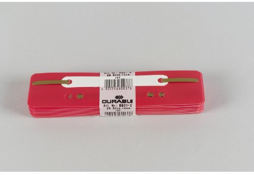 25 Stück Flexi Klemmträger 38 x 150 mm rot
