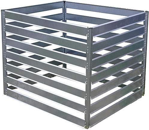 Komposter XXL aus Metall 1,0 m x 1,0 m x 1,0 m